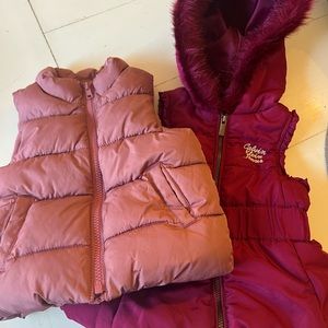 (2) Toddler Vests